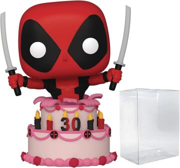 Deadpool in Cake Pop #776 Pop Marvel Deadpool Vinyl Figure (Bundled with EcoTek Protector to Protect Display Box)