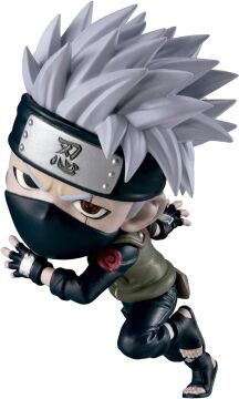 BANDAI Chibi Masters VE63385 Shippuden anime, Kakashi Hatake, Kawaii Naruto, çok renkli, 8 cm