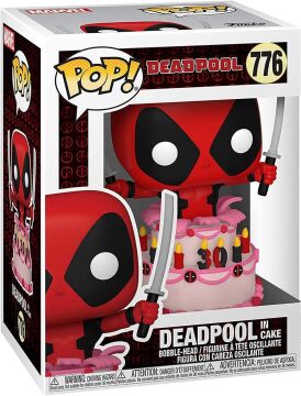 Deadpool in Cake Pop #776 Pop Marvel Deadpool Vinyl Figure (Bundled with EcoTek Protector to Protect Display Box)