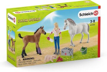 Schleich 42486 Veteriner Kısrak Tay Oyuncak Figürü, Çok Renkli