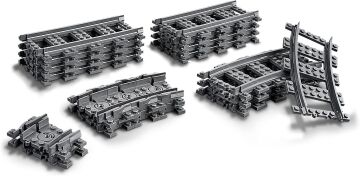 LEGO City Raylar 60205 -5 Yaş ve Üzeri Çocuklar için City Setleriyle Uyumlu Yaratıcı Oyuncak Yapım Seti (20 Parça)
