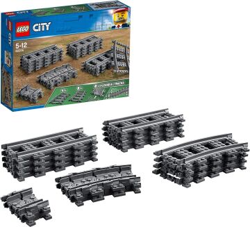 LEGO City Raylar 60205 -5 Yaş ve Üzeri Çocuklar için City Setleriyle Uyumlu Yaratıcı Oyuncak Yapım Seti (20 Parça)