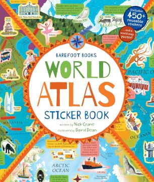 World Atlas Sticker Book 2019