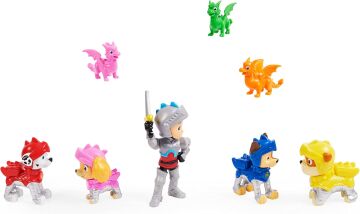 PAW PATROL PAW Devriye Kurtarma Şövalyeleri Ryder ve Yavrular Şekil Hediye Paketi ile 8 Oyuncak Rakamlar Çocuk Oyuncakları Yaş 3 +
