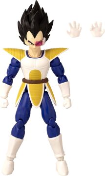 BANDAI 16 cm Dragon Ball, Dragon Yıldızları Poz Verilebilir Figürleri, Vegeta (Dragon Ball Z ver)