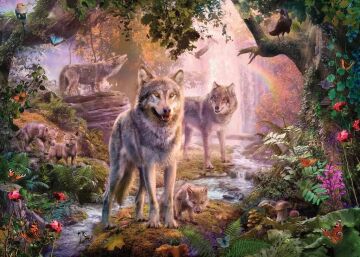 Ravensburger Wolf Family Puzzle, 1000 Parça