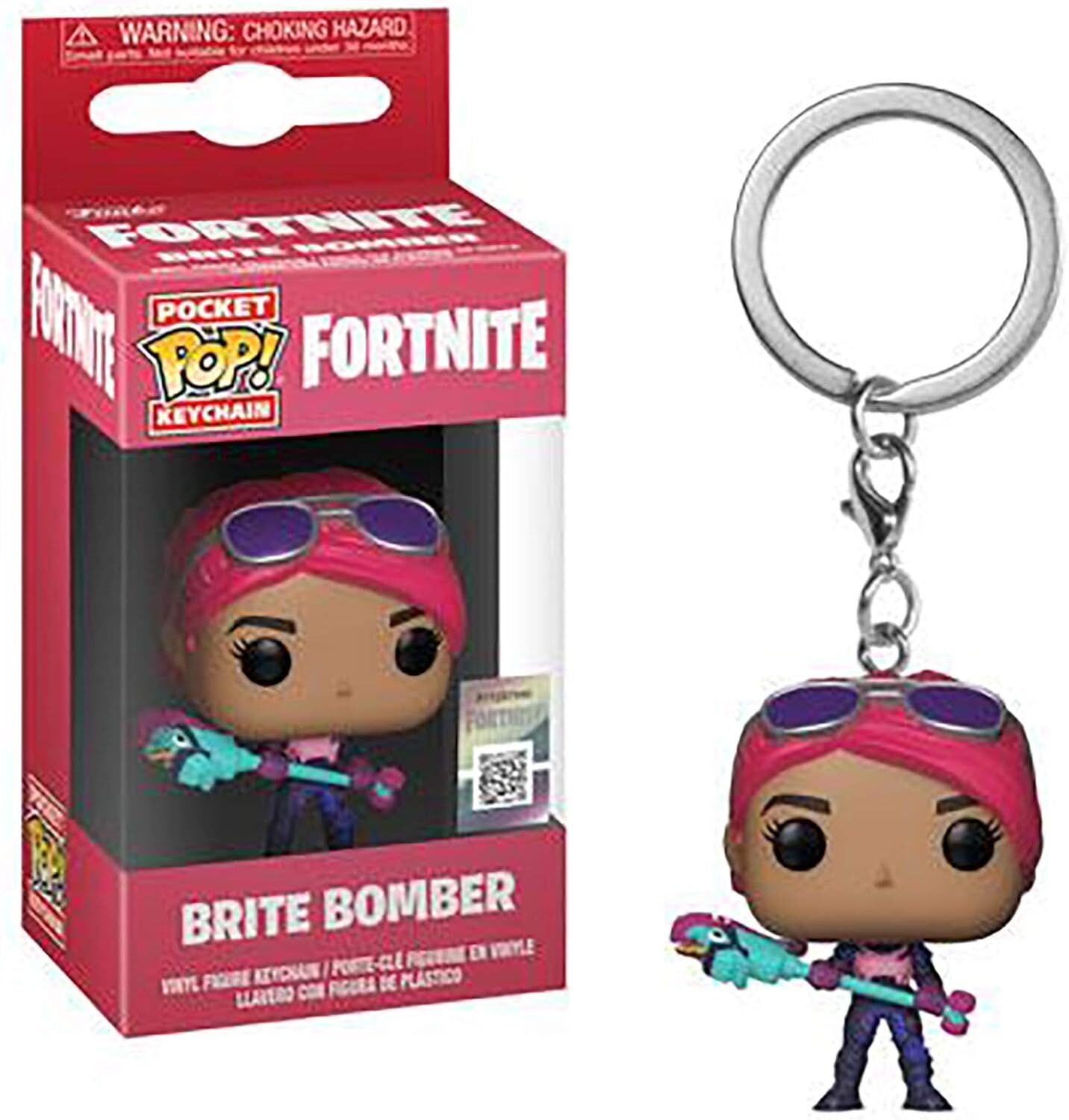 Funko Cep POP! Anahtarlık: Fortnite: Brite Bomber, Çoklu Yenilikçi Anahtarlık - Koleksiyonluk Mini Figür - Çorap Dolgusu - Hediye Fikri - Resmi Ürün - Video Oyunları Hayranları - Sırt Çantası Dekoru