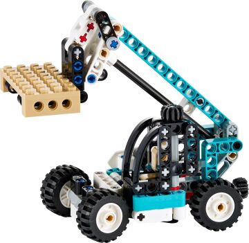 LEGO® Technic Teleskopik Yükleyici 42133 – 7 Yaş ve Üzeri Araçları Seven Çocuklar İçin 2’si 1 Arada Yaratıcı Oyuncak Model Yapım Seti (143 Parça)