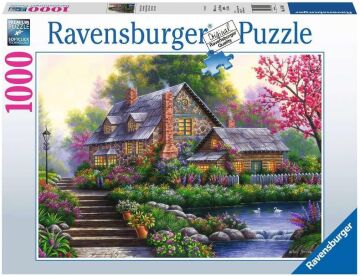 Ravensburger 1000 Parça Yapboz Romantic Cottage