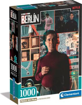 Clementoni 1000 Parça La Casa De Papel Puzzle Berlin 2 (Compact Box)