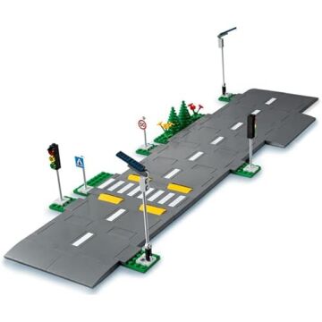 LEGO City Yol Zeminleri 60304-5 Yaş ve Üzeri Çocuklar İçin LEGO City Setleriyle Uyumlu Yaratıcı Oyuncak Yapım Seti (112 Parça)