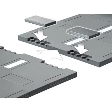 LEGO City Yol Zeminleri 60304-5 Yaş ve Üzeri Çocuklar İçin LEGO City Setleriyle Uyumlu Yaratıcı Oyuncak Yapım Seti (112 Parça)