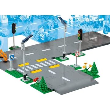 LEGO City Yol Zeminleri 60304-5 Yaş ve Üzeri Çocuklar İçin LEGO City Setleriyle Uyumlu Yaratıcı Oyuncak Yapım Seti (112 Parça)