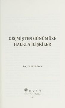 Geçmişten Günümüze Halkla İlişkiler