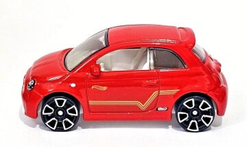 Hot Wheels - FIAT 500e - HW Green Speed 8/10 - HKK24 - Short Card - kırmızı - Mattel 2023