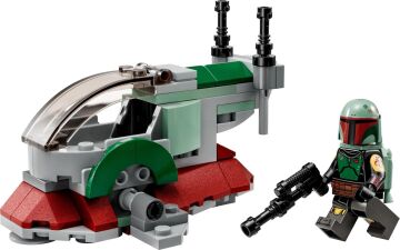 LEGO Star Wars Boba Fett'in Starship’i Mikro Savaşçı 75344-6 Yaş ve Üzeri Çocuklar için Oyuncak Yapım Seti (85 Parça)