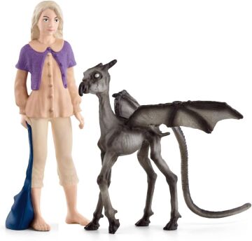 Schleich Wizarding World of Harry Potter 2 Parçalı Set, Luna Lovegood ve Bebek Thestral Koleksiyon Figürleri 6 Yaş ve Üzeri Çocuklar için