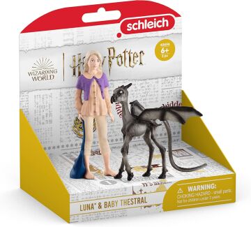 Schleich Wizarding World of Harry Potter 2 Parçalı Set, Luna Lovegood ve Bebek Thestral Koleksiyon Figürleri 6 Yaş ve Üzeri Çocuklar için