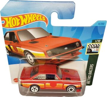 Hot Wheels - Ford RS2000 - Retro Racers 1/10 - HKJ77 - Short Card - kırmızı - Mattel 2023