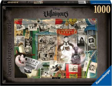 Ravensburger 168873 1000 Parçalı Puzzle Disney Villains: Pete, Renkli