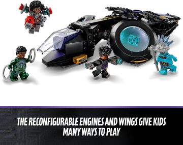 LEGO® Marvel Shuri'nin Güneş Kuşu 76211-8 Yaş ve Üzeri Çocuklar için Black Panther Gemisinin Oyuncak Yapım Seti (355 Parça)