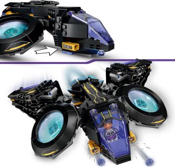 LEGO® Marvel Shuri'nin Güneş Kuşu 76211-8 Yaş ve Üzeri Çocuklar için Black Panther Gemisinin Oyuncak Yapım Seti (355 Parça)