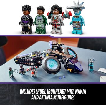 LEGO® Marvel Shuri'nin Güneş Kuşu 76211-8 Yaş ve Üzeri Çocuklar için Black Panther Gemisinin Oyuncak Yapım Seti (355 Parça)