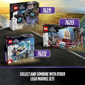 LEGO® Marvel Shuri'nin Güneş Kuşu 76211-8 Yaş ve Üzeri Çocuklar için Black Panther Gemisinin Oyuncak Yapım Seti (355 Parça)