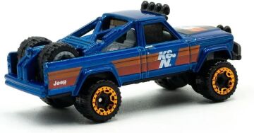 Hot Wheels - ´73 Jeep J10 - HW Hot Trucks 4/10 - HTC31 - Short Card - K&N - koyu mavi metalik - Mattel 2024 - 1:64