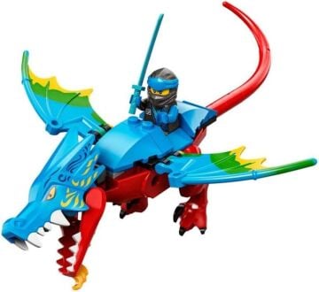 LEGO® NINJAGO® Ninja Ejderha Tapınağı 71759-4 Yaş ve Üzeri için bir Ninja Rol Yapma Oyuncağı İçeren Oyuncak Yapım Seti (161 Parça)