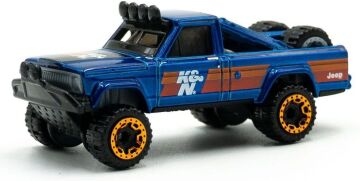 Hot Wheels - ´73 Jeep J10 - HW Hot Trucks 4/10 - HTC31 - Short Card - K&N - koyu mavi metalik - Mattel 2024 - 1:64