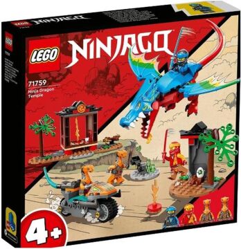 LEGO® NINJAGO® Ninja Ejderha Tapınağı 71759-4 Yaş ve Üzeri için bir Ninja Rol Yapma Oyuncağı İçeren Oyuncak Yapım Seti (161 Parça)