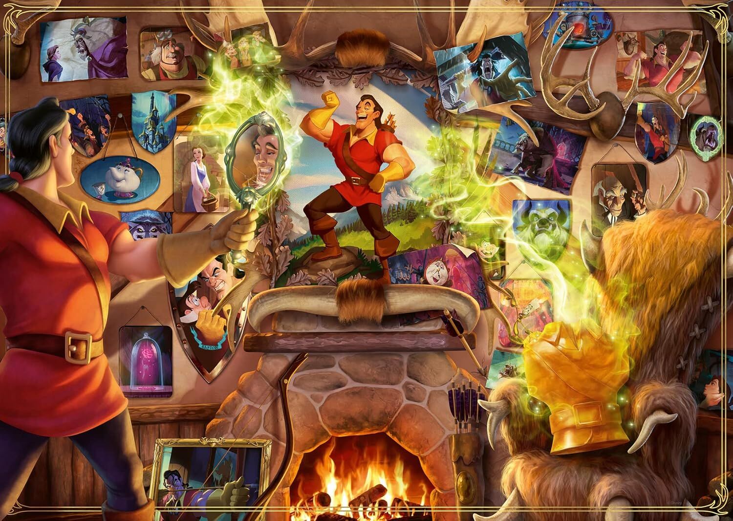 Ravensburger 168897 1000 Parçalı Puzzle Disney Villains: Gaston