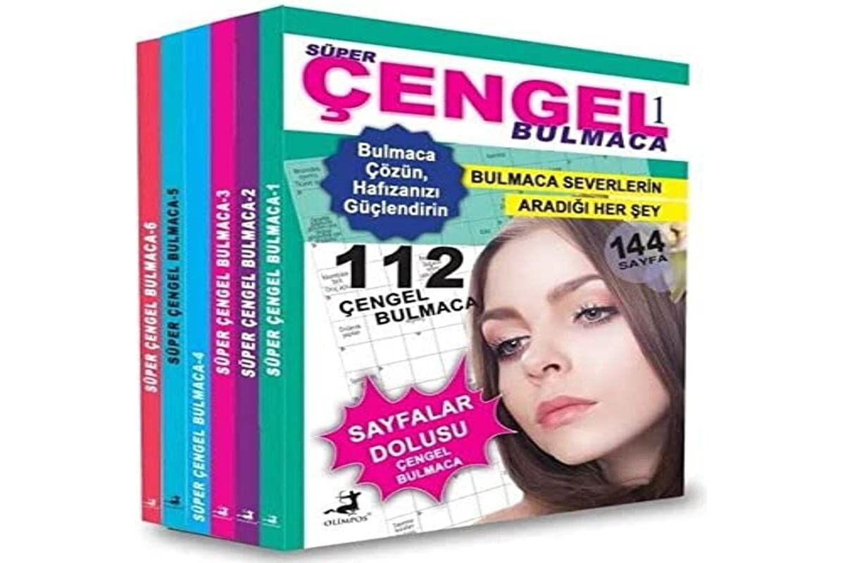 Süper Çengel Bulmaca 6 Kitap Kutulu Set
