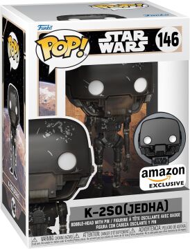 Funko 55497 POP Star Wars: ATG K 2SO w/Pin Oyuncak Figür