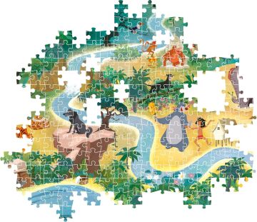 CLEMENTONI 1000 el. Story Maps Księga Dżungli [PUZZLE]