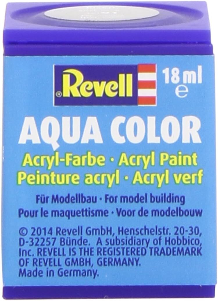 Revell - Su Bazlı Maket Boyası Çelik Metalik 18 Ml (36191)