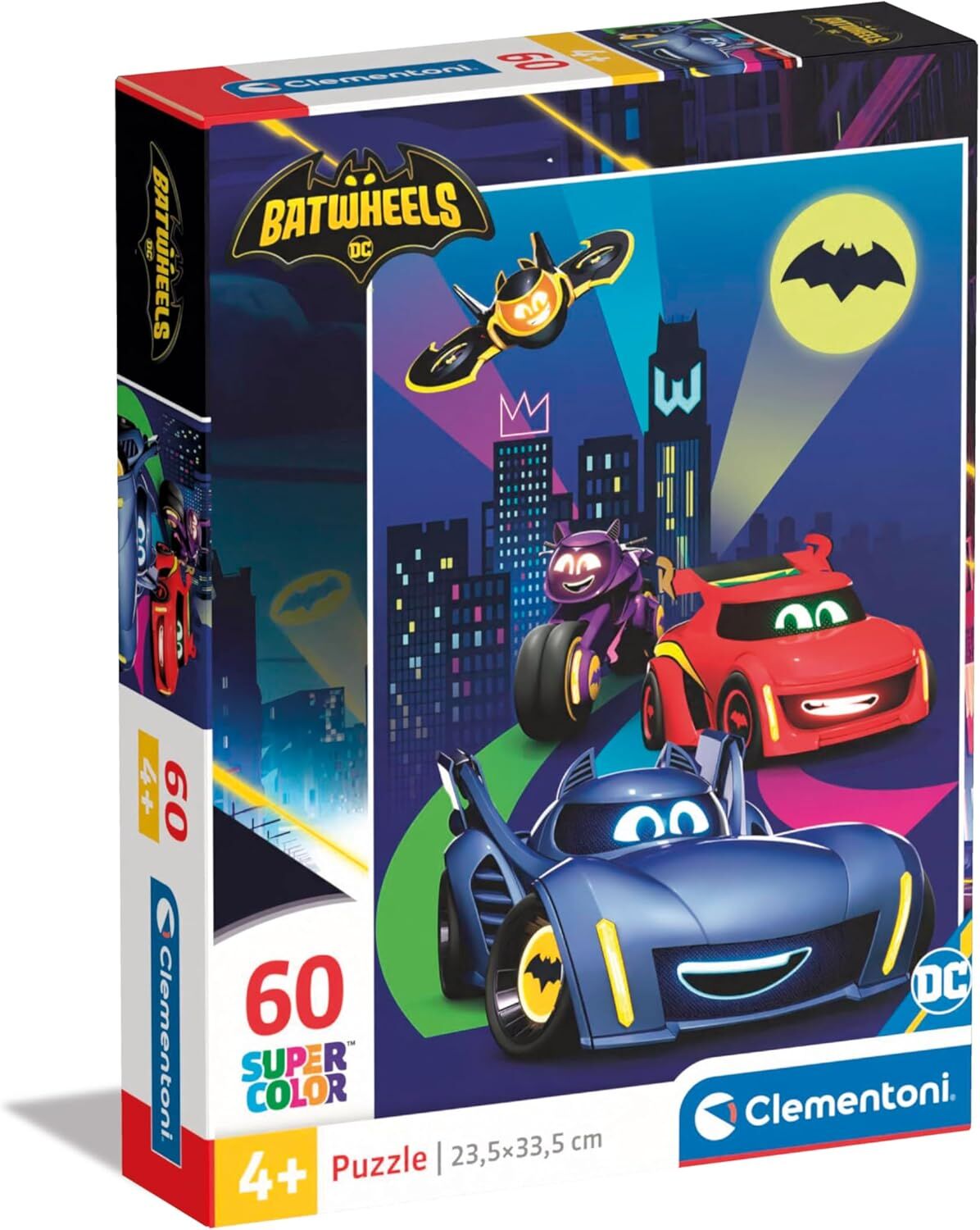 CLEMENTONI 60 el. Super Kolor Batwheels [PUZZLE]