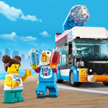LEGO® City Penguen Buzlaş Arabası 60384-5 Yaş ve Üzeri Çocuklar için Seyyar Satıcı Oyuncak Yapım Seti (194 Parça)