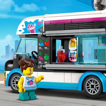 LEGO® City Penguen Buzlaş Arabası 60384-5 Yaş ve Üzeri Çocuklar için Seyyar Satıcı Oyuncak Yapım Seti (194 Parça)