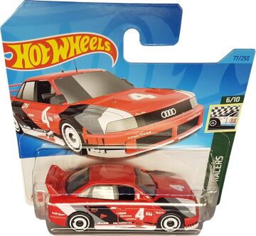 Hot Wheels - Audi ´90 Quattro - Retro Racers 6/10 - HKJ81 - Short Card - Good Year - kırmızı - Mattel 2023