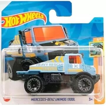 Hot Wheels Mercedes-Benz Unimog 1300L HW Haulers 4/5 (61/250) HKJ99 Short Card Mattel 2023 + Blister & Kart Koruyucu Paketi Friki Maymun