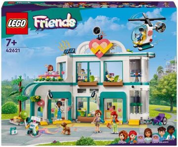LEGO Friends Heartlake City Hastanesi 42621-7 Yaş ve Üzeri Çocuklar için Helikopter Modeli İçeren Yaratıcı Oyuncak Yapım Seti (1045 Parça)