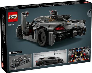 LEGO Technic Koenigsegg Jesko Absolut Gri Hiper Araba 42173 - Çocuklar için Oyuncak Yapım Seti (801 Parça)