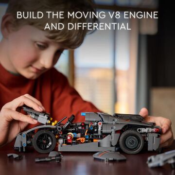 LEGO Technic Koenigsegg Jesko Absolut Gri Hiper Araba 42173 - Çocuklar için Oyuncak Yapım Seti (801 Parça)