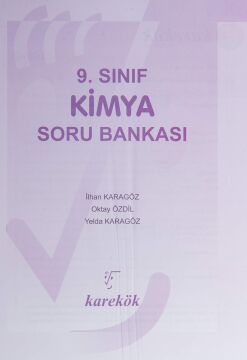 Karekök 9. Sınıf Kimya Soru Bankası (Yeni)